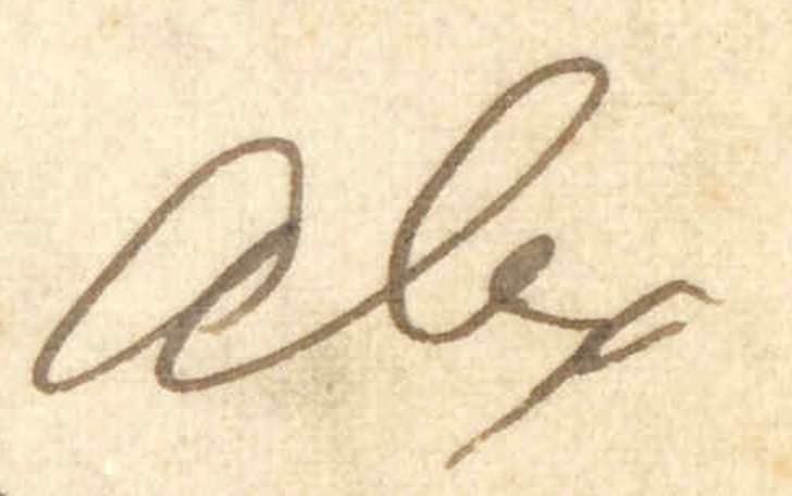 Alexander Shearer signature