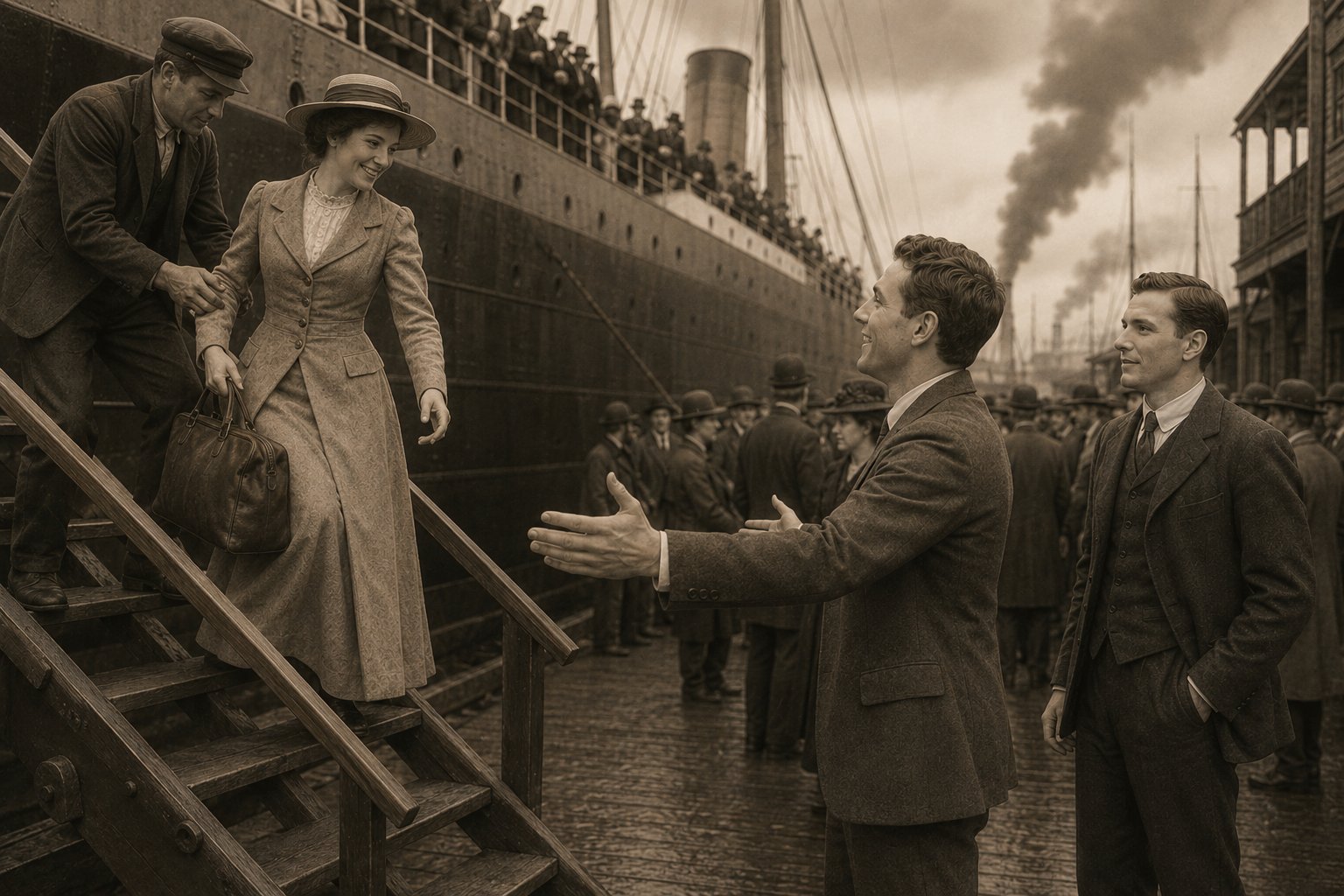 The Sydney docks, 1914